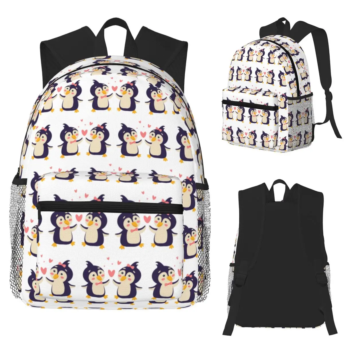 Couple Of Penguins In Love. Valentines Day Backpack School Bag Hiking Travel Daypack for Men Women Fashion Bookbag Shoulder Bags
Couple Of Penguins In Love. Valentines Day Backpack School Bag Hiking Travel Daypack for Men Women Fashion Bookbag Shoulder Bags