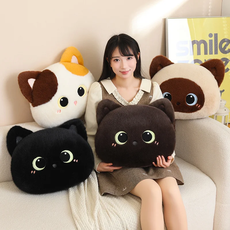45cm Kawaii Stuffed Animal Cat Plush Toy Doll Soft Kitten Head Pillow Cushion Birthday Gift for Girls Kids Home Decor
45cm Kawaii Stuffed Animal Cat Plush Toy Doll Soft Kitten Head Pillow Cushion Birthday Gift for Girls Kids Home Decor