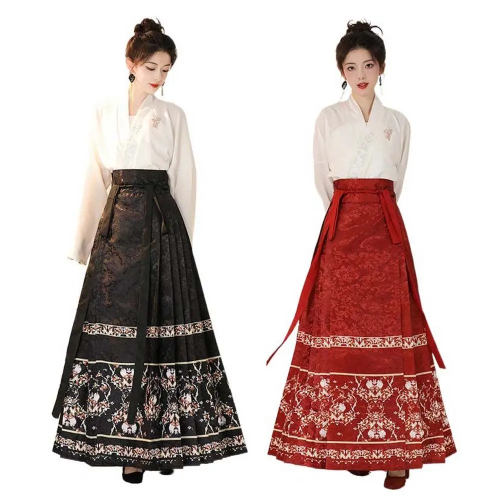 Stripe Horse Face Skirt A-line Shape Work Daily Clothing Chinese Style Dress Flower Print Modern Style Outfits
Stripe Horse Face Skirt A-line Shape Work Daily Clothing Chinese Style Dress Flower Print Modern Style Outfits