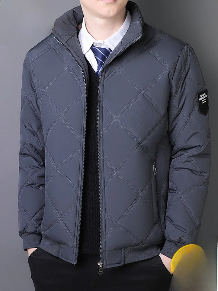 Paul Men's Quilted Fce Lined Cold Proof Jaet Stand Collar Thiened Winter Outerwear Casual Long Sve Zipper Closure
Paul Men's Quilted Fce Lined Cold Proof Jaet Stand Collar Thiened Winter Outerwear Casual Long Sve Zipper Closure