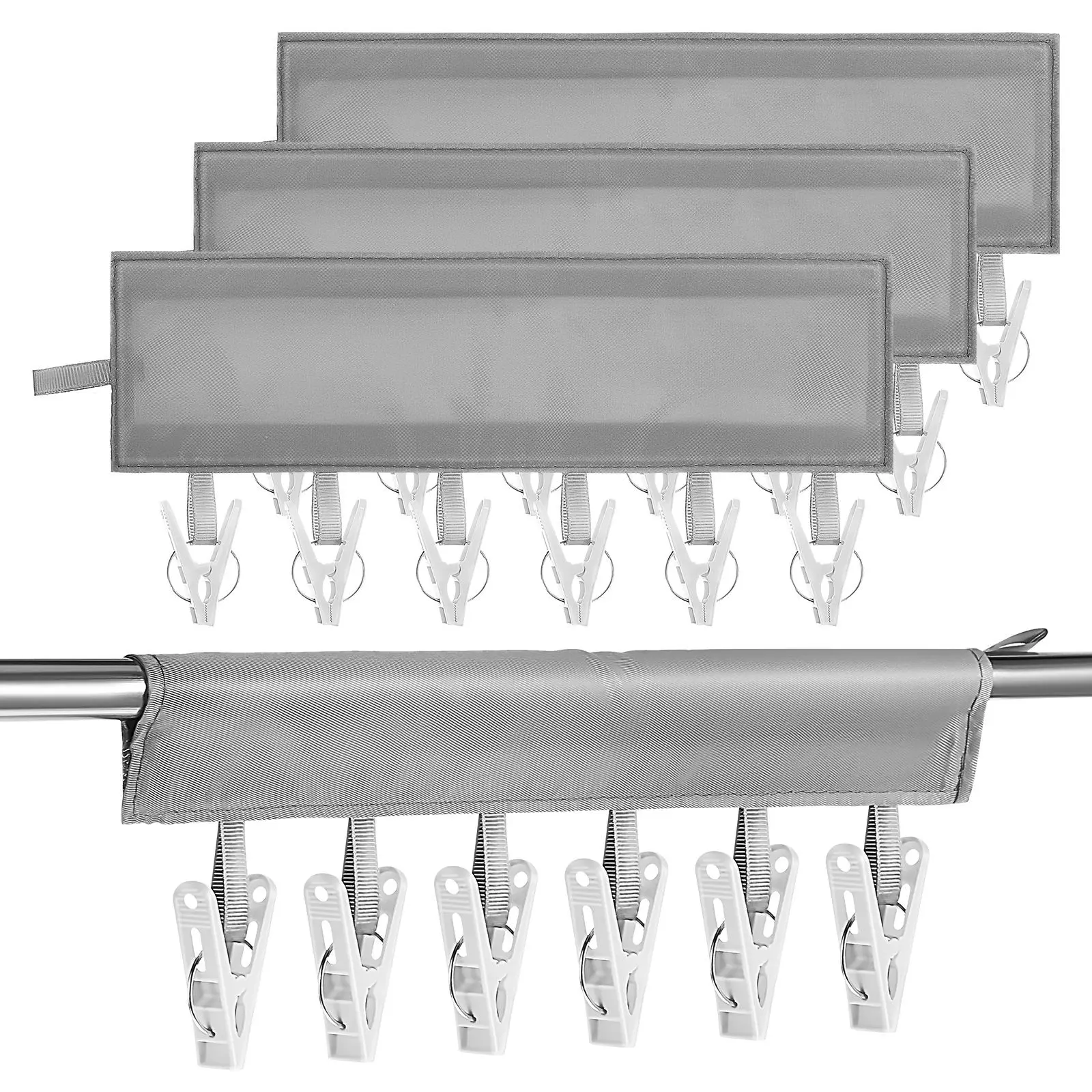 4 Pcs Clothes Clips Laundry Hooks Sock Hangers Foldable Wardrobe ganizer Non Slip Grip Cloth Accessories Drying Rack For Hanging
4 Pcs Clothes Clips Laundry Hooks Sock Hangers Foldable Wardrobe ganizer Non Slip Grip Cloth Accessories Drying Rack For Hanging
