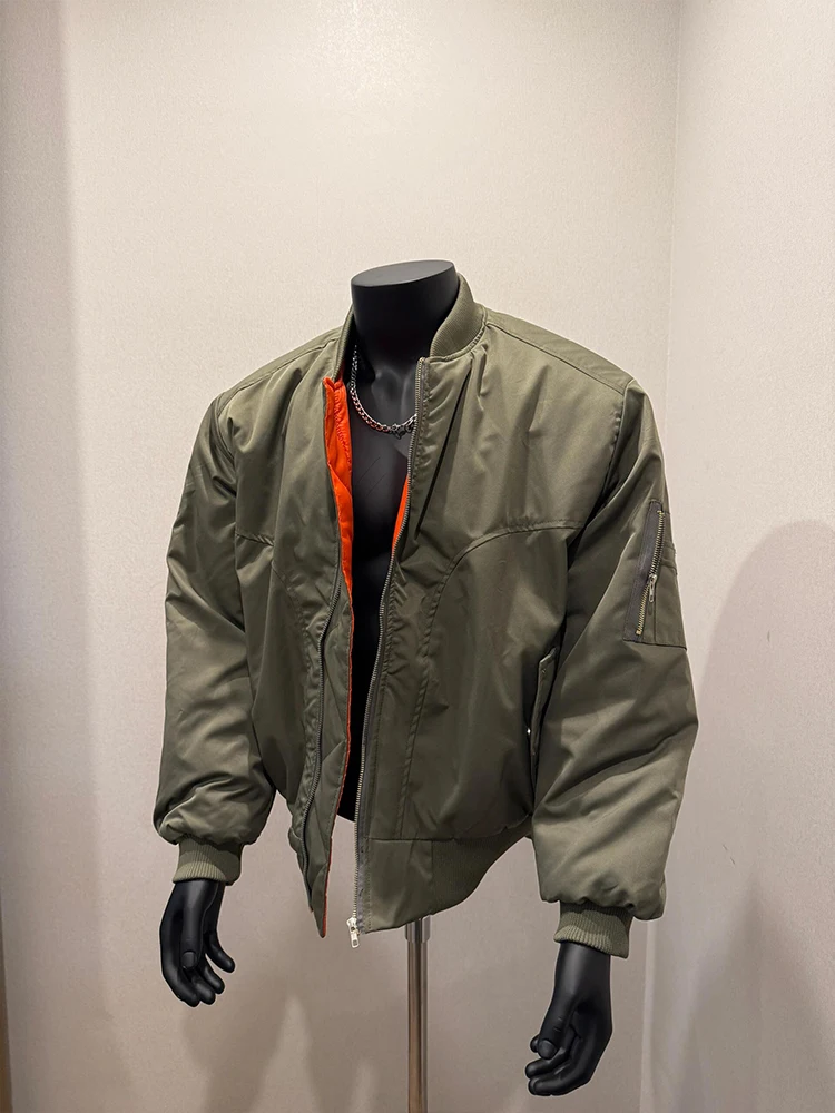 Military een MA Flight Jaet Cotton Workwear Men's Boxy ort Wide American Baseball Sle Autumn Winter Outerwear
Military een MA Flight Jaet Cotton Workwear Men's Boxy ort Wide American Baseball Sle Autumn Winter Outerwear