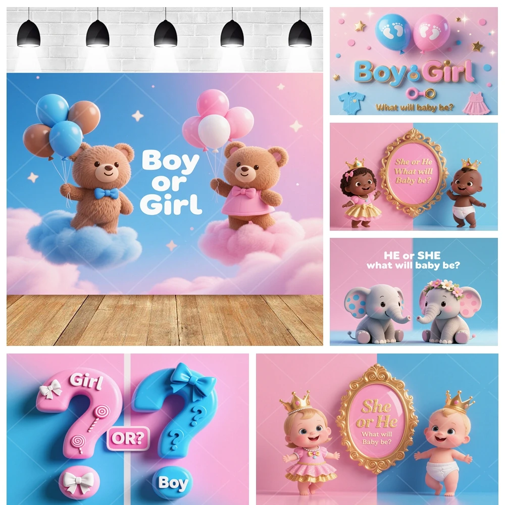 Gender Reveal Fishing 3D Photo Booth Backdrop Baby Shower Birthday Party Newborn Boy Girl Elephant Bear Custom Background
Gender Reveal Fishing 3D Photo Booth Backdrop Baby Shower Birthday Party Newborn Boy Girl Elephant Bear Custom Background