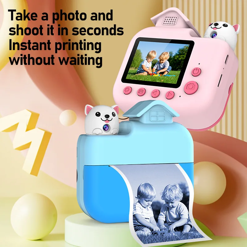 Kids Cameras Instant Printing Camera 1080P HD Flip Camera Selfie Children Toy Camera Boys Girls Outdoor Photography Toys Gifts
Kids Cameras Instant Printing Camera 1080P HD Flip Camera Selfie Children Toy Camera Boys Girls Outdoor Photography Toys Gifts