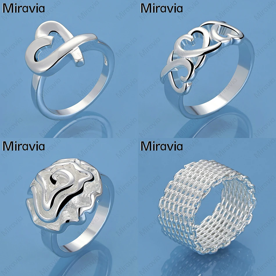 Miravia 925 Sterling Silver Triple Heart Ring Classic Women'S Simple Accessories Party Jewelry
Miravia 925 Sterling Silver Triple Heart Ring Classic Women'S Simple Accessories Party Jewelry