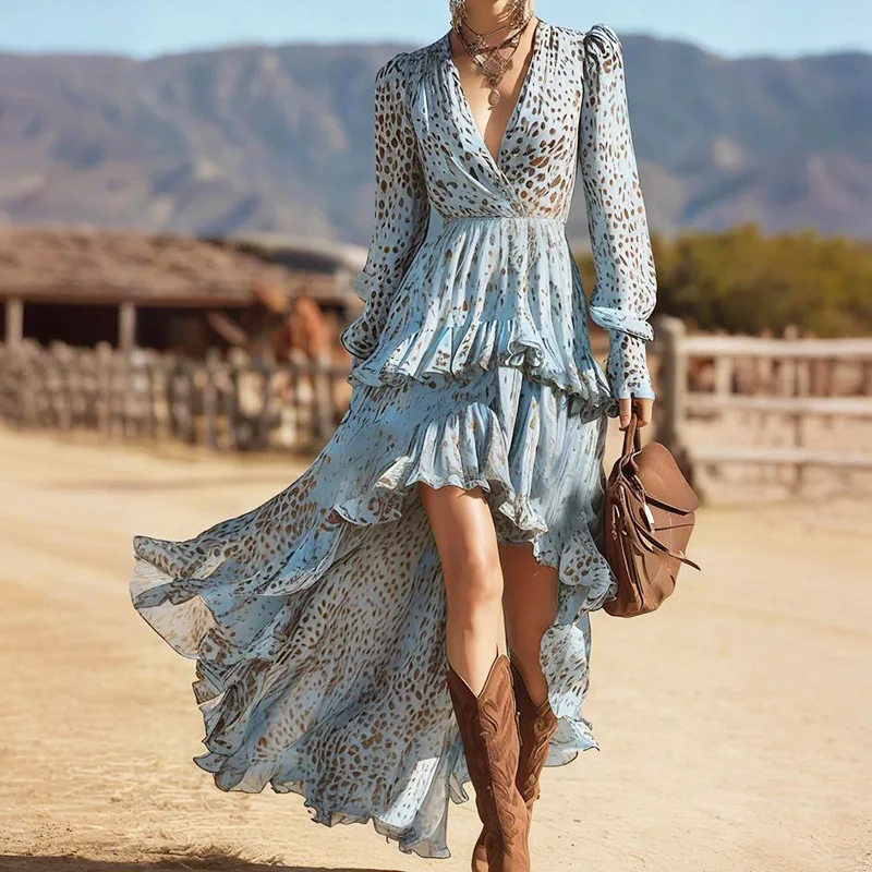 Long Dress Women Dresses A Line Vestidos Y2k Streetwear V Neck Full Sleeve High Waist Elegant Splice Party Night Work Beach
Long Dress Women Dresses A Line Vestidos Y2k Streetwear V Neck Full Sleeve High Waist Elegant Splice Party Night Work Beach