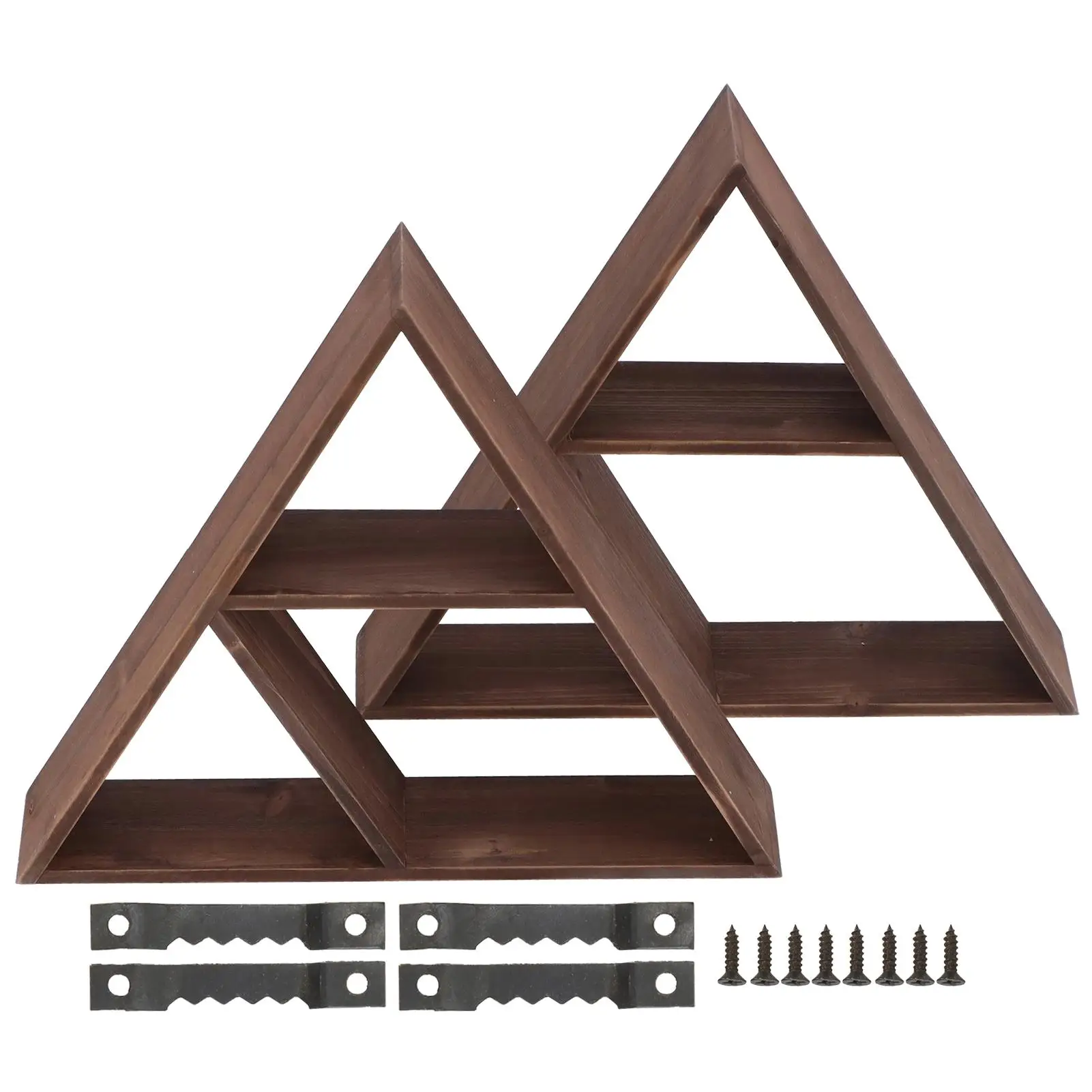2Pcs Triangular Floating Wall Shelf - Creative Storage Rack for living Room Display
2Pcs Triangular Floating Wall Shelf - Creative Storage Rack for living Room Display
