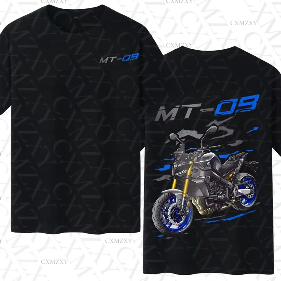 MT-09 Motorcycle Rider Cotton Printed T-shirt, Men's and Women's Short-sleeved Retro Casual Cotton Graphic T-shirt
MT-09 Motorcycle Rider Cotton Printed T-shirt, Men's and Women's Short-sleeved Retro Casual Cotton Graphic T-shirt