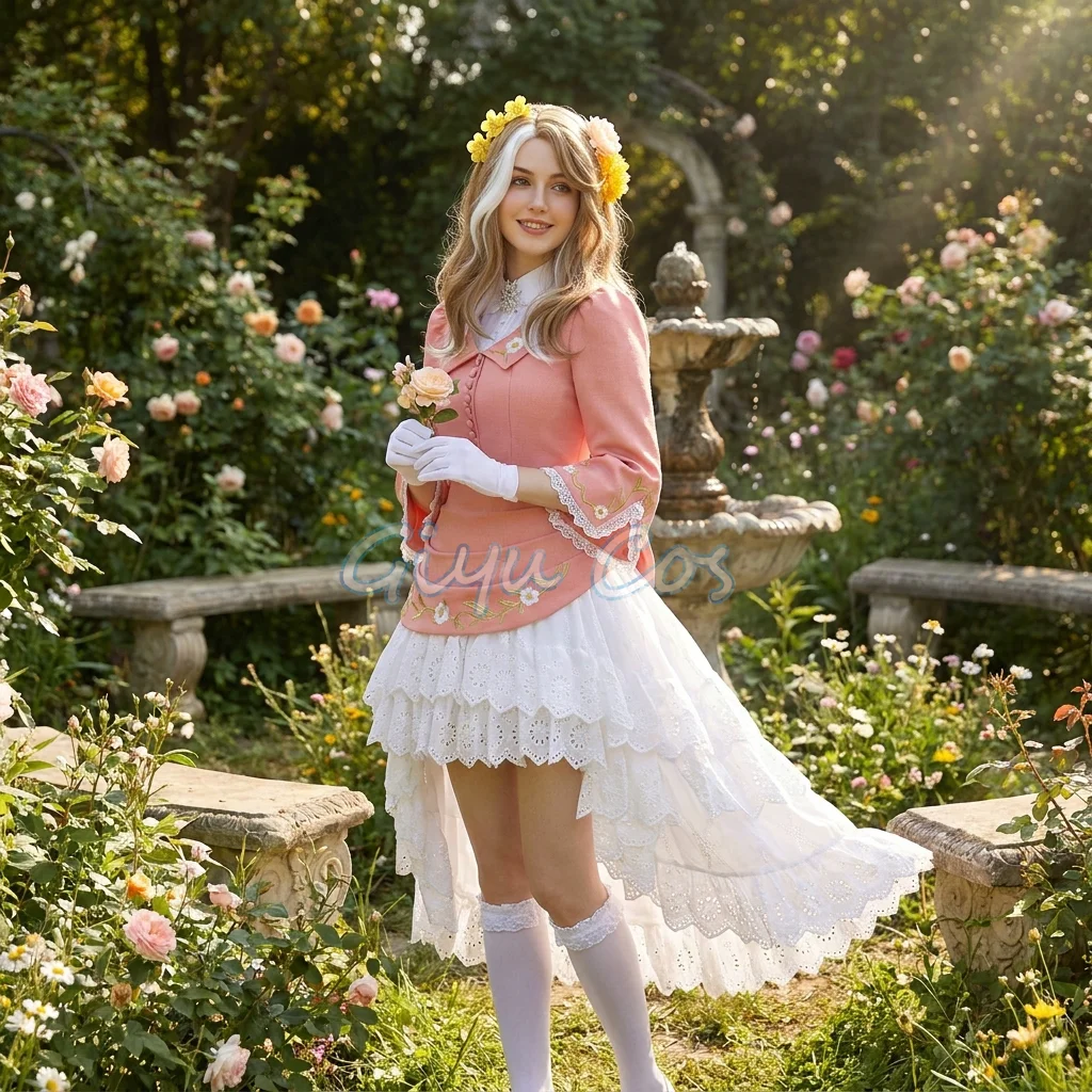 Barmaid Demi Bourbon Cosplay Costume Full Set Carnival Uniform Halloween Party Masquerade for Women Game
Barmaid Demi Bourbon Cosplay Costume Full Set Carnival Uniform Halloween Party Masquerade for Women Game