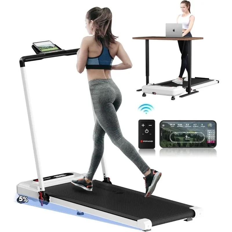 Foldable Under Desk Treadmill Incline Office App Remote Control Folding Treadmill with Handle 330lbs Capacity LED Display
Foldable Under Desk Treadmill Incline Office App Remote Control Folding Treadmill with Handle 330lbs Capacity LED Display