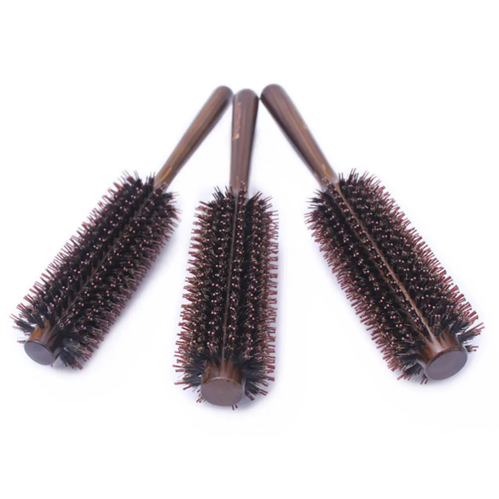 Круглая расческа из натуральной щетины, нейлоновая щетка с деревянной ручкой для вьющихся прямых длинных коротких волос, инструмент для укладки волос, круглая расческа
Круглая расческа из натуральной щетины, нейлоновая щетка с деревянной ручкой для вьющихся прямых длинных коротких волос, инструмент для укладки волос, круглая расческа