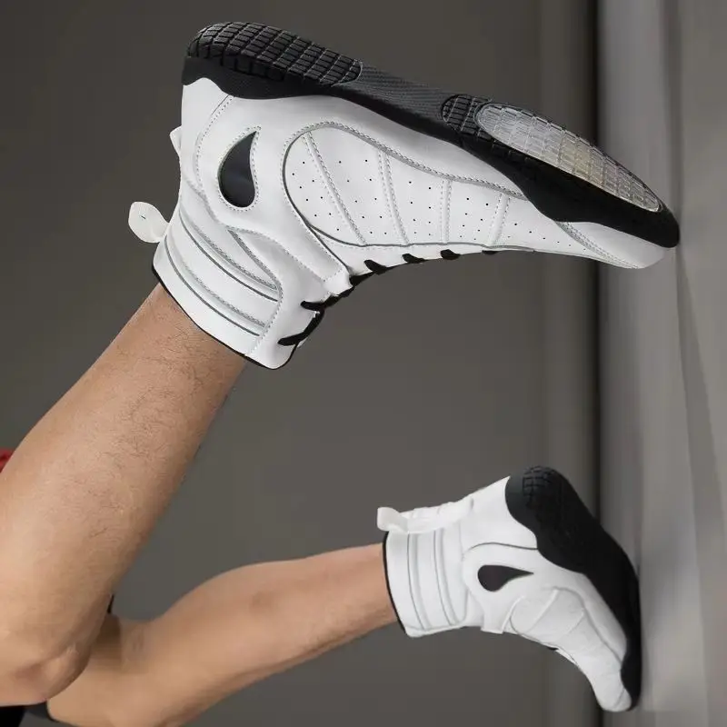 Professional Wrestling Sneakers for Men Anti-Slip Boxing Shoes for Mens Unisex Fighting Shoes for Men High Man Gym Training Shoe
Professional Wrestling Sneakers for Men Anti-Slip Boxing Shoes for Mens Unisex Fighting Shoes for Men High Man Gym Training Shoe