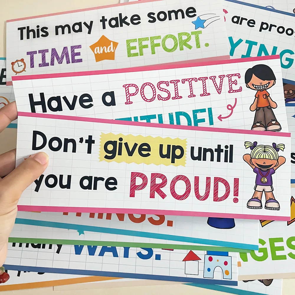 Growth Mindset Poster Motivational Mindset Poster 16Pieces Quote Cards Encouragement Positive Affirmations Cards Growth Quote
Growth Mindset Poster Motivational Mindset Poster 16Pieces Quote Cards Encouragement Positive Affirmations Cards Growth Quote
