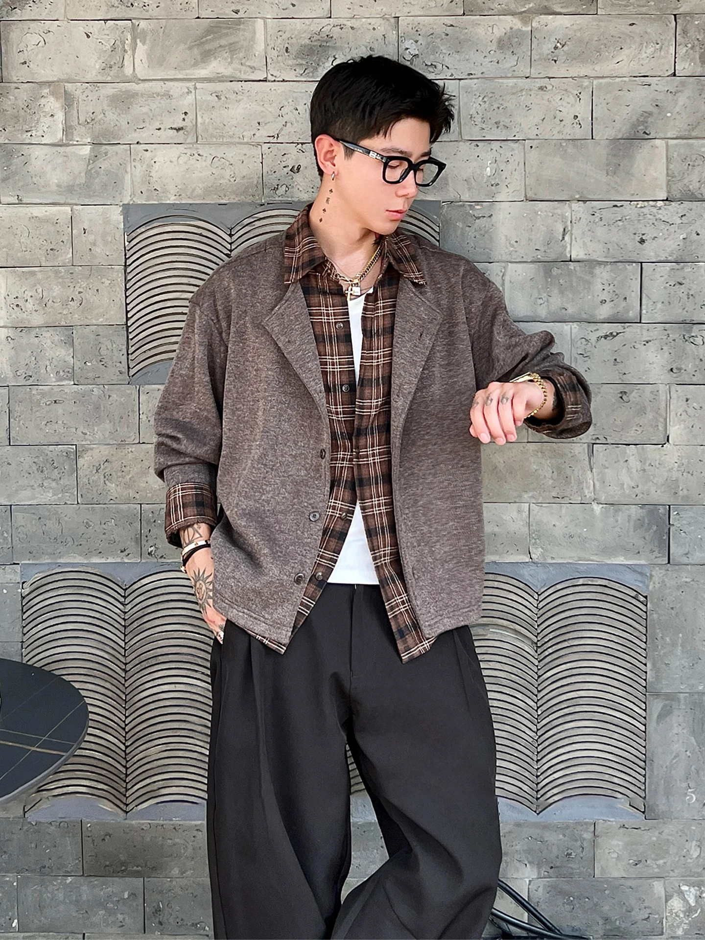 Men's Knitted irt Collar Sweater Autumn Season High-End Lightweight New Rich Sle Patchwork Open Cardigan Outerwear
Men's Knitted irt Collar Sweater Autumn Season High-End Lightweight New Rich Sle Patchwork Open Cardigan Outerwear