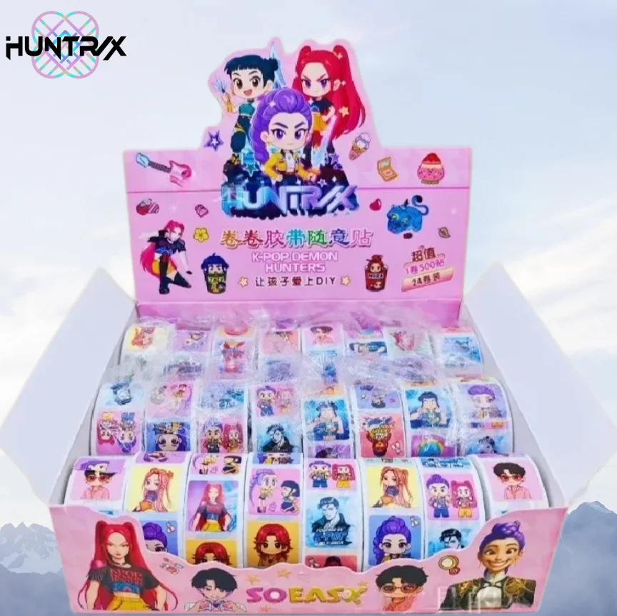 New Kpop Demon Hunters Kids Gift Waterproof Square Stickers Decals for Skateboard Laptop Luggage Bike Motorcycle Phone Car Decor
New Kpop Demon Hunters Kids Gift Waterproof Square Stickers Decals for Skateboard Laptop Luggage Bike Motorcycle Phone Car Decor