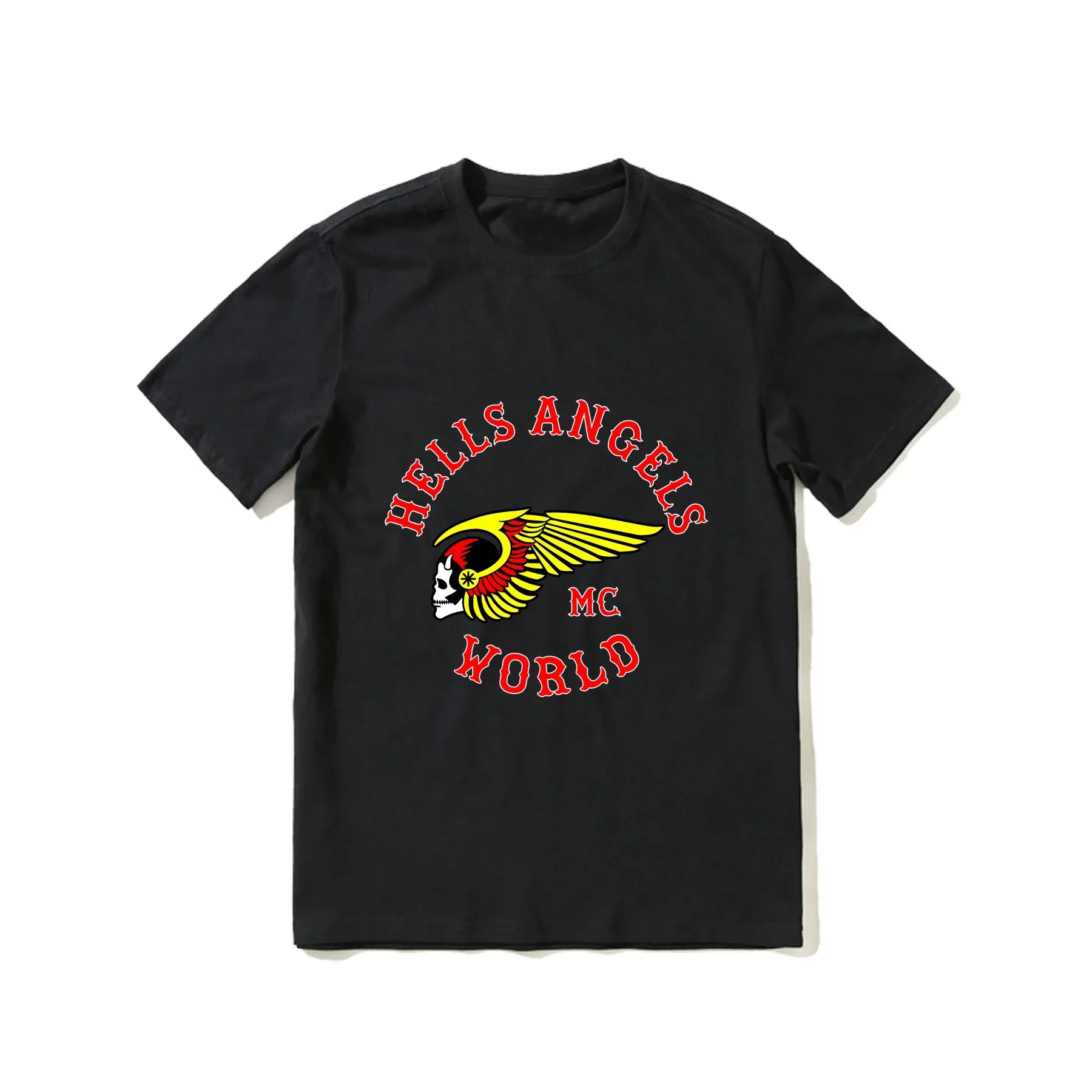 2023 Hot Sale Summer 100% Cotton Hells Angels World Logo Black T Shirt Men Short Sleeves Cool Tee Hip Hop Streetwear T-shirt
2023 Hot Sale Summer 100% Cotton Hells Angels World Logo Black T Shirt Men Short Sleeves Cool Tee Hip Hop Streetwear T-shirt