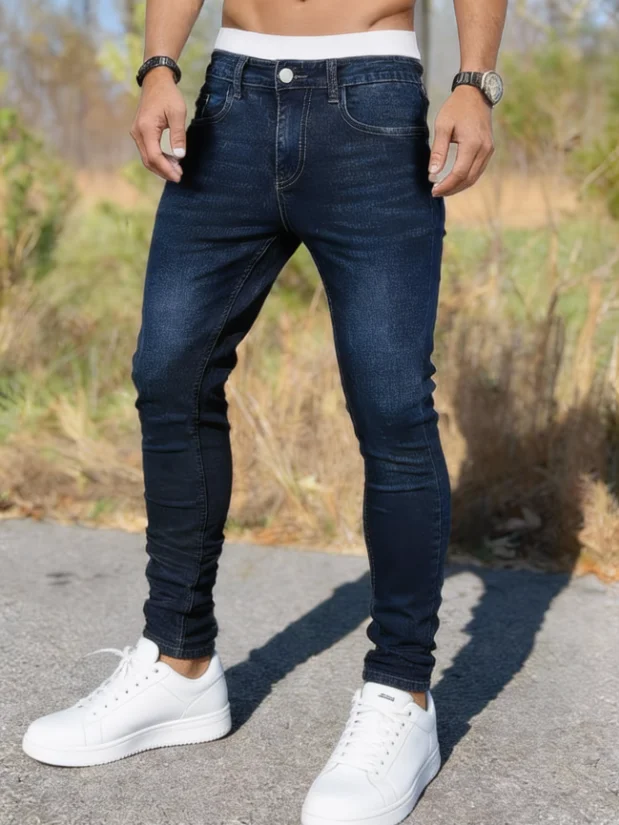 Men's Skinny Jeans Breathable Stretch Trendy Streetwear Stretch Skinny Fit Jeans for Young Men Fashion Jeans
Men's Skinny Jeans Breathable Stretch Trendy Streetwear Stretch Skinny Fit Jeans for Young Men Fashion Jeans