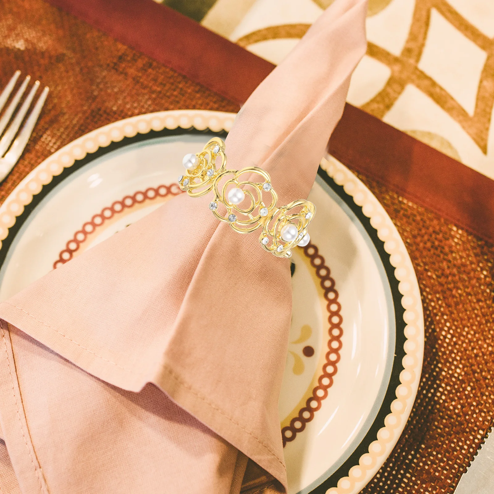 6 Pcs Alloy Napkin Rings Pearl Design for Table Decoration Serviette Clasp Holder Dinner Party Wedding Banquet
6 Pcs Alloy Napkin Rings Pearl Design for Table Decoration Serviette Clasp Holder Dinner Party Wedding Banquet