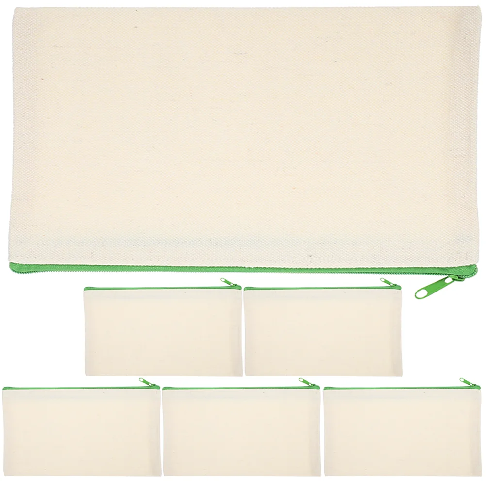 6 Pcs Handheld Pen Storage Bag Zippered Canvas Pencil Case Accessory Toiletries Bags Travel
6 Pcs Handheld Pen Storage Bag Zippered Canvas Pencil Case Accessory Toiletries Bags Travel