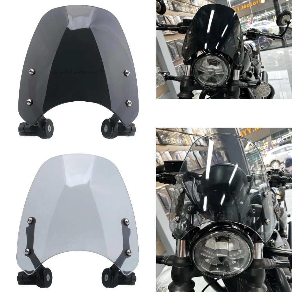 Motorcycle Windshield 41MM Fork Clamp For Triumph Bobber Bonneville Classic Flyscreen Windscreen Wind Deflector w/ Bracket 2017+
Motorcycle Windshield 41MM Fork Clamp For Triumph Bobber Bonneville Classic Flyscreen Windscreen Wind Deflector w/ Bracket 2017+