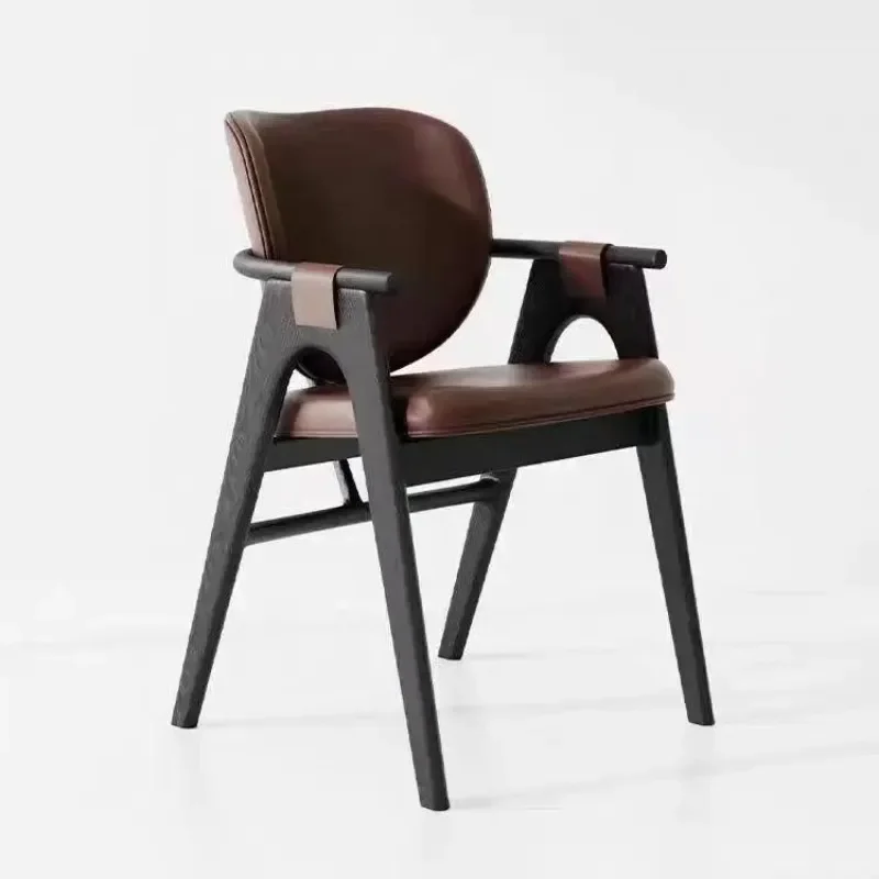 Solid Wood Furniture Leather Dining Chair Banks Modern Chairs Living Room Sofas Table Minimalist Balcony Cafe Home Nordic Luxury
Solid Wood Furniture Leather Dining Chair Banks Modern Chairs Living Room Sofas Table Minimalist Balcony Cafe Home Nordic Luxury
