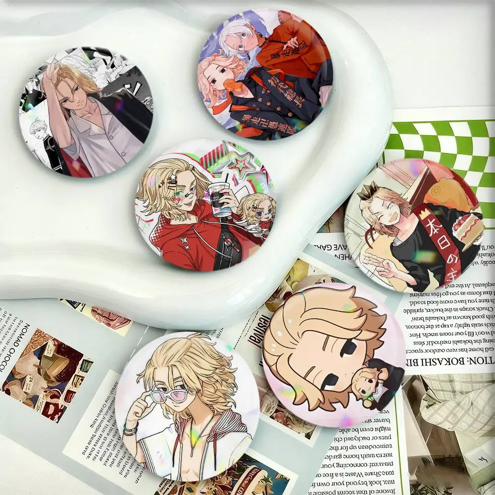 T-Tokyo r-Revengers Mikey Badges 25 32 44 58 75 mm Round Fans Collect Friends Gifts Brooch Souvenir
T-Tokyo r-Revengers Mikey Badges 25 32 44 58 75 mm Round Fans Collect Friends Gifts Brooch Souvenir