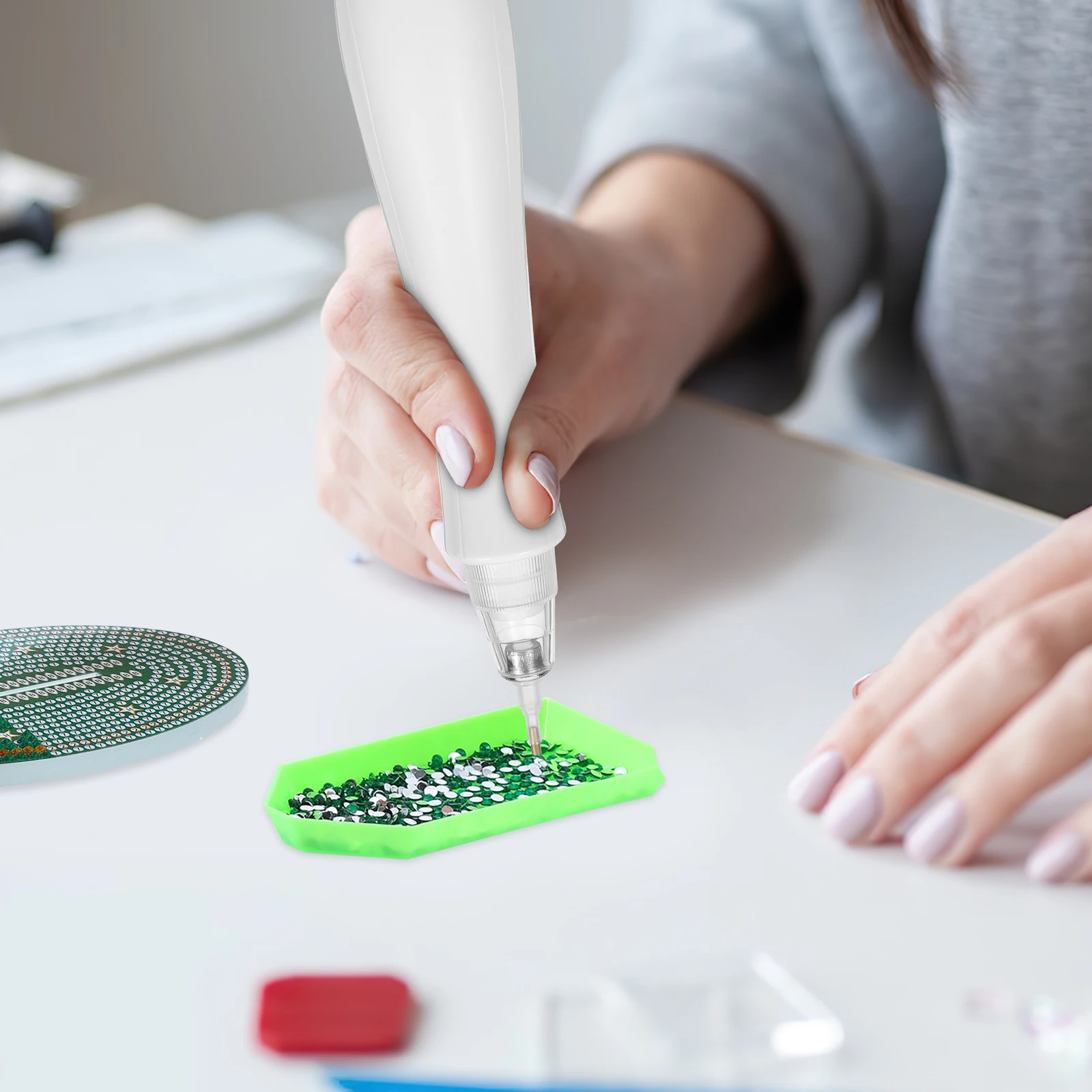 Art Craft Supplies For Diy Projects, Dotting Tool Kit With Drill Pen Tips, Rhinestone
Art Craft Supplies For Diy Projects, Dotting Tool Kit With Drill Pen Tips, Rhinestone