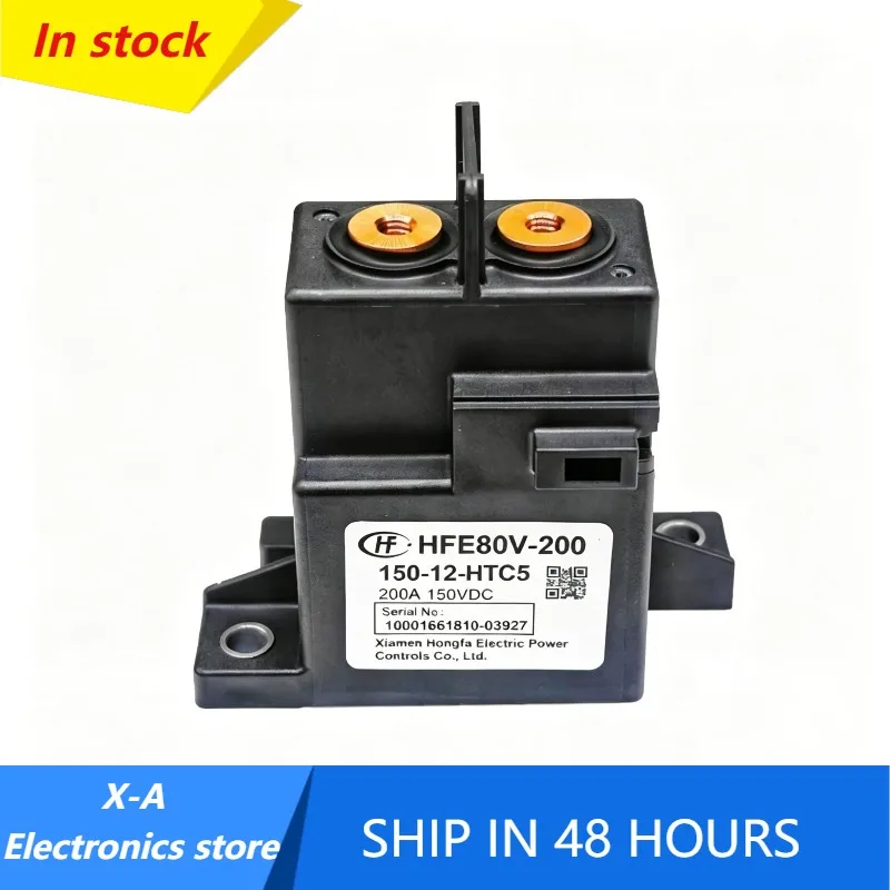 New 1pcs/lot HFE80V-200 150-12-HTC5 200A 150VDC High voltage DC relay
New 1pcs/lot HFE80V-200 150-12-HTC5 200A 150VDC High voltage DC relay