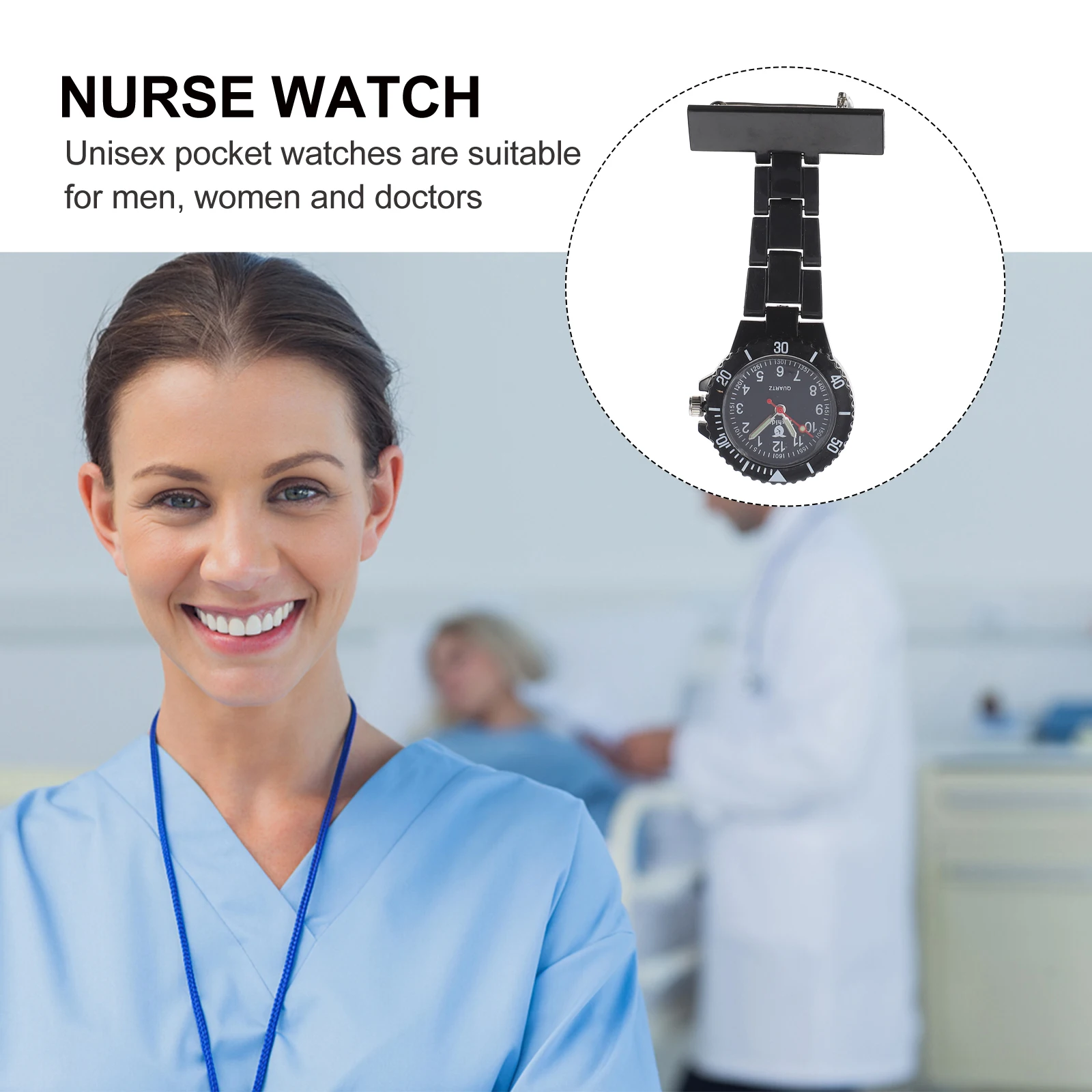 Nurse Watch Fashionable Silicone Pocket Fob Watches for Women Men Large Dial Waterproof Easy Use Bright Colors
Nurse Watch Fashionable Silicone Pocket Fob Watches for Women Men Large Dial Waterproof Easy Use Bright Colors