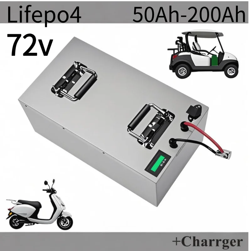 72V 50Ah 60AH 80AH 100AH 120AH 150Ah 200AH LifePo4 Lithium Battery, Golf Cart, Electric Vehicle+Charger
72V 50Ah 60AH 80AH 100AH 120AH 150Ah 200AH LifePo4 Lithium Battery, Golf Cart, Electric Vehicle+Charger