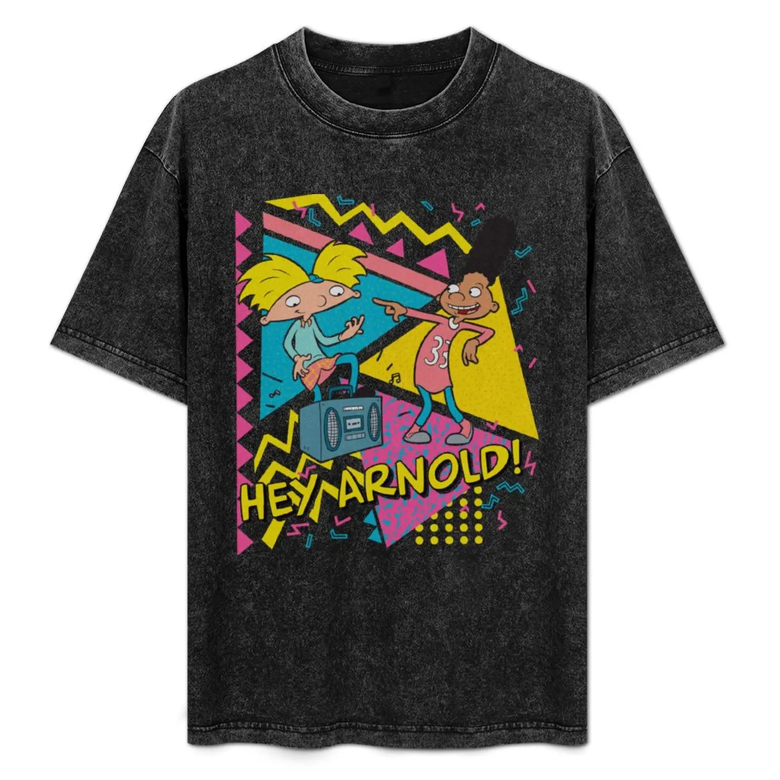 Hey Arnold! Gerald Best Friends Boombox T-Shirt Classic Basic Casual T-Shirt
Hey Arnold! Gerald Best Friends Boombox T-Shirt Classic Basic Casual T-Shirt