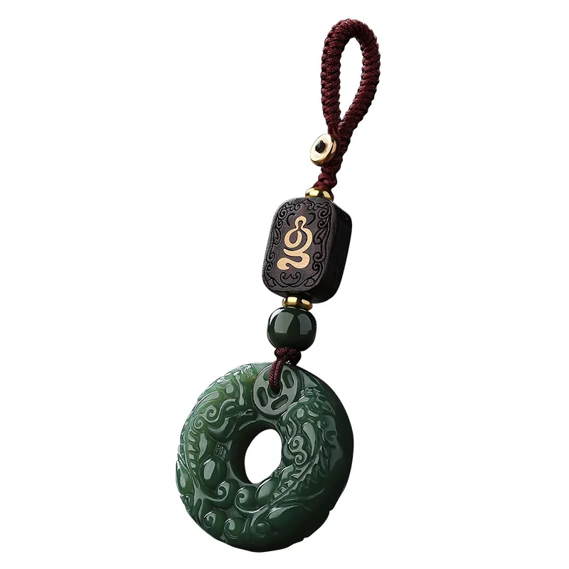 Hetian Jade Jasper Pixiu Peace Buckle Car Keychain Pendant Lanyard Luxury Ornament for Women and Men Gifts
Hetian Jade Jasper Pixiu Peace Buckle Car Keychain Pendant Lanyard Luxury Ornament for Women and Men Gifts