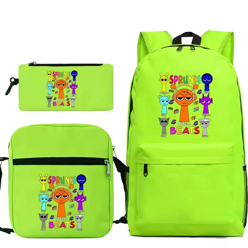 3pcs Sprunki Backpack Set Pencil Case Shoulder Bag Fashion Zipper Backpack Incredibox Sprunki Schoolbag Student Travel Mochilas
3pcs Sprunki Backpack Set Pencil Case Shoulder Bag Fashion Zipper Backpack Incredibox Sprunki Schoolbag Student Travel Mochilas