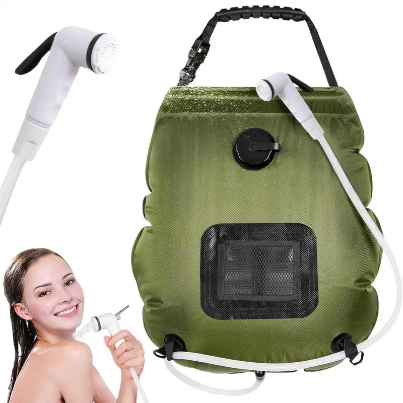 Camping Shower Bag 5 Gallon Outdoor Shower With Hose And Head Compact Bag With Solar Heating For Gym Swimming Backpacking
Camping Shower Bag 5 Gallon Outdoor Shower With Hose And Head Compact Bag With Solar Heating For Gym Swimming Backpacking