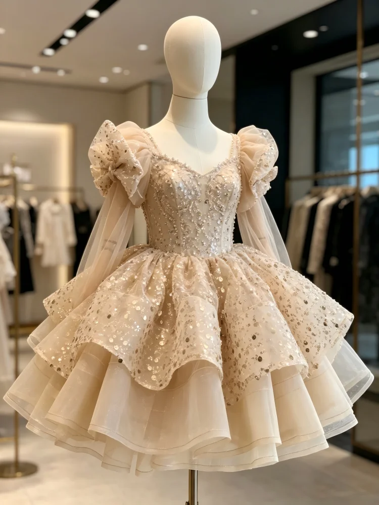 Sleeveless Sequin Princess Dress For Girls, Stylish Fluffy Tutu Skirt, Niche Design Kids Party Gown For Birthday, 2026 New Style
Sleeveless Sequin Princess Dress For Girls, Stylish Fluffy Tutu Skirt, Niche Design Kids Party Gown For Birthday, 2026 New Style