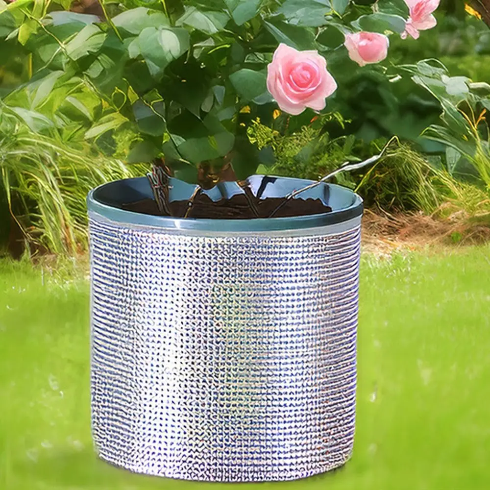 5pcs Thickened Flower Pot Insulation Cover Aluminum Foil Film Self-adhesive Plant Sunscreen Cover Double-sided Flower Pot Holder
5pcs Thickened Flower Pot Insulation Cover Aluminum Foil Film Self-adhesive Plant Sunscreen Cover Double-sided Flower Pot Holder
