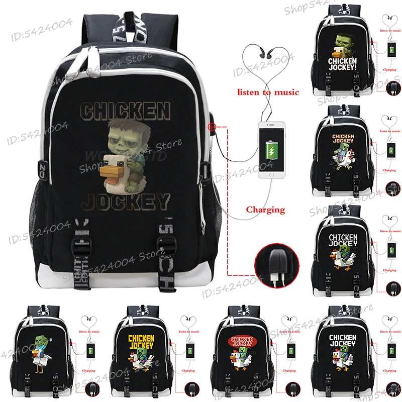 Funny Cartoon Chicken Jockey Print Travel Mochila 2025 New Backpack For Men Women Chicken Jockey School Bags for Boys Girls
Funny Cartoon Chicken Jockey Print Travel Mochila 2025 New Backpack For Men Women Chicken Jockey School Bags for Boys Girls
