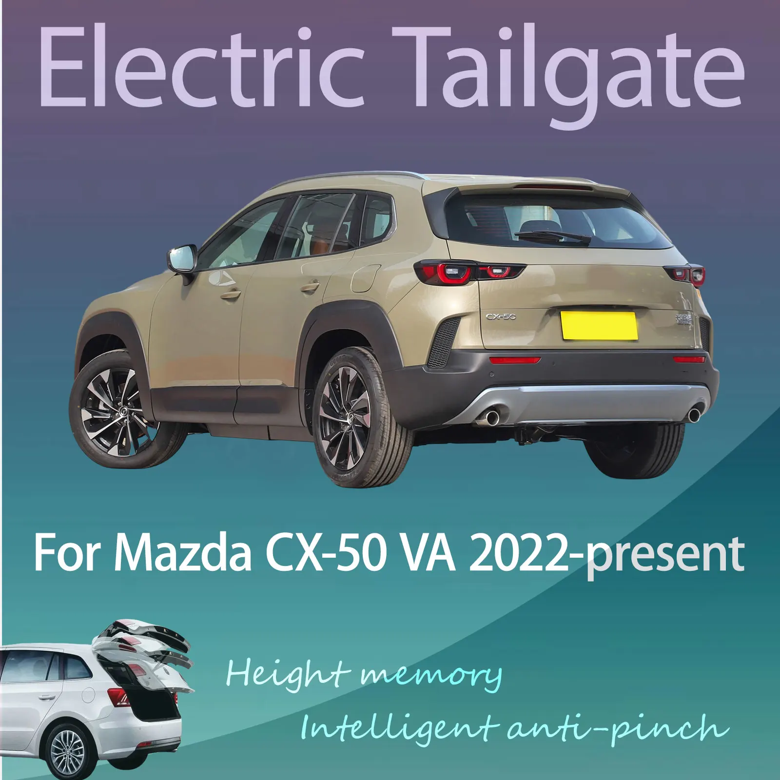 For Mazda CX-50 VA 2022-present Electric Modified Tailgate Intelligent Height Automatic Lifting Key-Controlled
For Mazda CX-50 VA 2022-present Electric Modified Tailgate Intelligent Height Automatic Lifting Key-Controlled