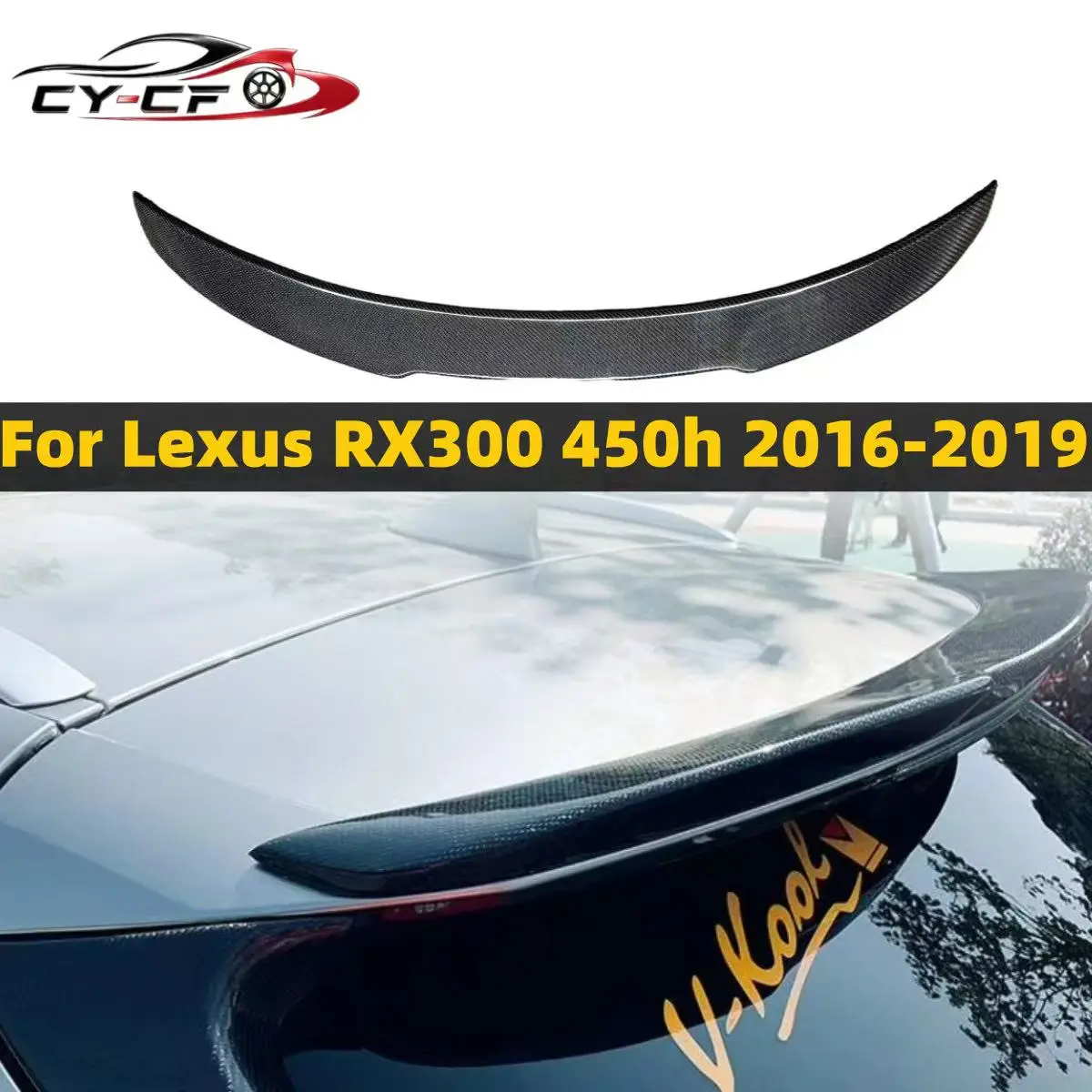 Real Carbon Fiber/FRP Rear Roof Spoiler For Lexus RX300 RX450H 2016-2020 FRP Rear Side Trunk Lip Spoiler Body Kits Car Styling
Real Carbon Fiber/FRP Rear Roof Spoiler For Lexus RX300 RX450H 2016-2020 FRP Rear Side Trunk Lip Spoiler Body Kits Car Styling