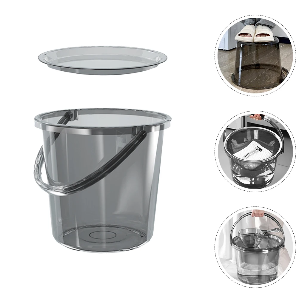 Large Capacity 23L Water Bucket Transparent with Lid Handle Bathroom Kitchen Dormitory Plastic Storage Multipurpose Portable
Large Capacity 23L Water Bucket Transparent with Lid Handle Bathroom Kitchen Dormitory Plastic Storage Multipurpose Portable