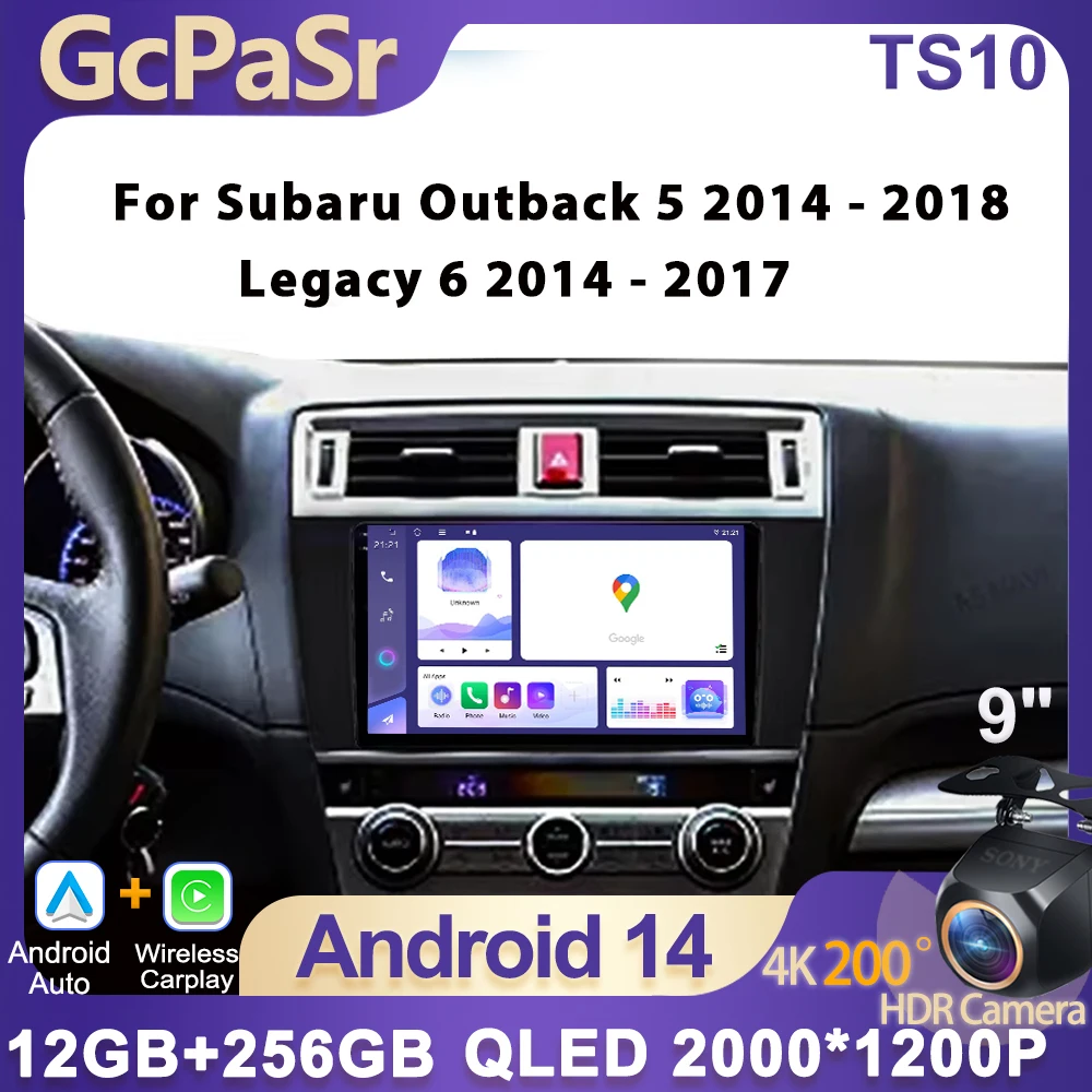 Android 14 Car Radio For Subaru Outback 5 2014 - 2018 Legacy 6 2014 - 2017 2K QLED Stereo Multimedia Video Player GPS 4G CarPlay
Android 14 Car Radio For Subaru Outback 5 2014 - 2018 Legacy 6 2014 - 2017 2K QLED Stereo Multimedia Video Player GPS 4G CarPlay