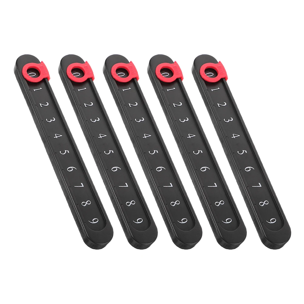 5pcs Table Football Scoreboard Counter Foosball Game Billiards Pool Supplies Mini Golf Scores Keeper Plastic Elegant Design
5pcs Table Football Scoreboard Counter Foosball Game Billiards Pool Supplies Mini Golf Scores Keeper Plastic Elegant Design