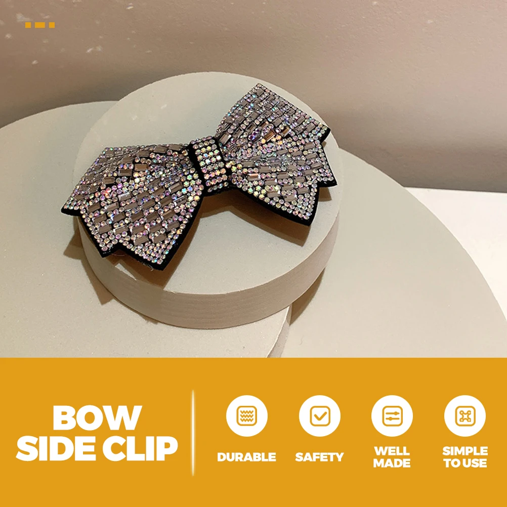 Vintage Rhinestone Bowknot Hairpin Shiny Spring Barrette For Women Girls Elegant Hair Accessory Decorative Headdress
Vintage Rhinestone Bowknot Hairpin Shiny Spring Barrette For Women Girls Elegant Hair Accessory Decorative Headdress