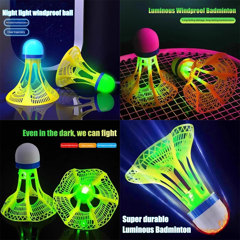 6/12 шт. светодиодные шарики для бадминтона с подсветкой, красочные светодиодные пенопластовые спортивные воланы для бадминтона, детские светящиеся принадлежности для бадминтона 
6/12 шт. светодиодные шарики для бадминтона с подсветкой, красочные светодиодные пенопластовые спортивные воланы для бадминтона, детские светящиеся принадлежности для бадминтона