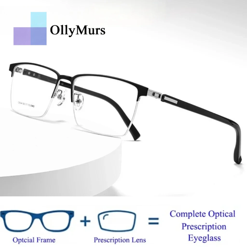 High-end Men's Business Half-frame Glasses, Anti-blue Light, Color-changing, Progressive Prescription Glasses, Ultra-light
High-end Men's Business Half-frame Glasses, Anti-blue Light, Color-changing, Progressive Prescription Glasses, Ultra-light