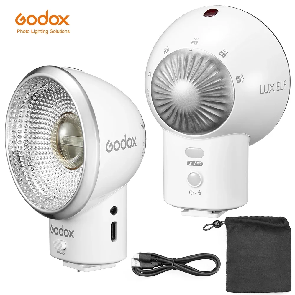 Godox Lux Elf Retro Camera Flash built-in 7.4V 350mAh lithium battery type-c port for Canon Sony Nikon Fuji Olympus Camera Flash
Godox Lux Elf Retro Camera Flash built-in 7.4V 350mAh lithium battery type-c port for Canon Sony Nikon Fuji Olympus Camera Flash