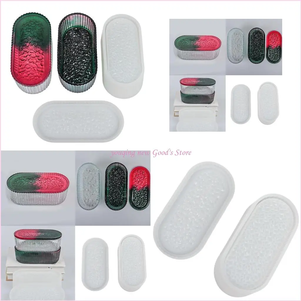 57qa Овальная ювелирная коробка плесени силиконовая форма для создания декоративного контейнера для хранения
57qa Овальная ювелирная коробка плесени силиконовая форма для создания декоративного контейнера для хранения
