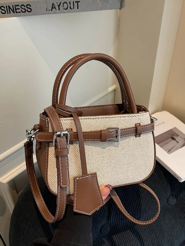 2025 Color Block Tote Bag, Korean Style Shoulder Purse for Women, Vintage Commuter Crossbody, Luxe Day-to-Night Bag
2025 Color Block Tote Bag, Korean Style Shoulder Purse for Women, Vintage Commuter Crossbody, Luxe Day-to-Night Bag