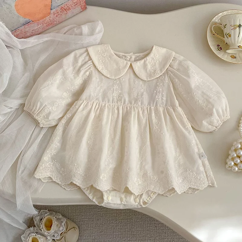 2026 New Spring 0-24M Children Clothes Korean Style Climbing Suit Long Sleeved Cotton Solid Color Newborn Baby Girls Bodysuits
2026 New Spring 0-24M Children Clothes Korean Style Climbing Suit Long Sleeved Cotton Solid Color Newborn Baby Girls Bodysuits