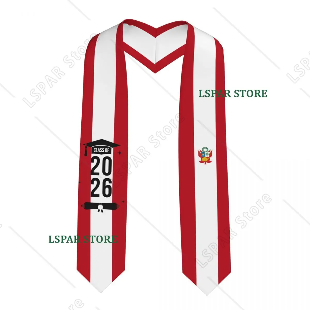 Class Of 2026 PERU Flag Graduation Stole Sash Scarf For International Students Proud 183CM Long
Class Of 2026 PERU Flag Graduation Stole Sash Scarf For International Students Proud 183CM Long